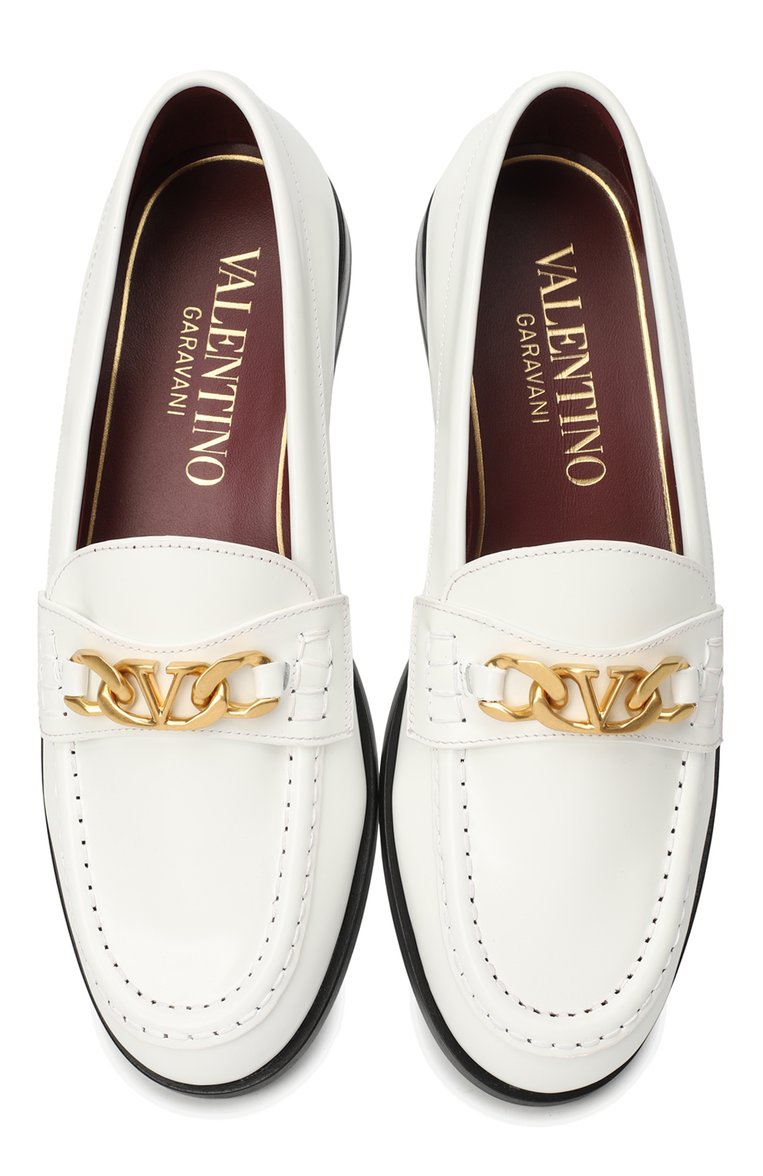 Кожаные лоферы vlogo VALENTINO, арт. 1W2S0EQ6YZX 0BO, фото 1