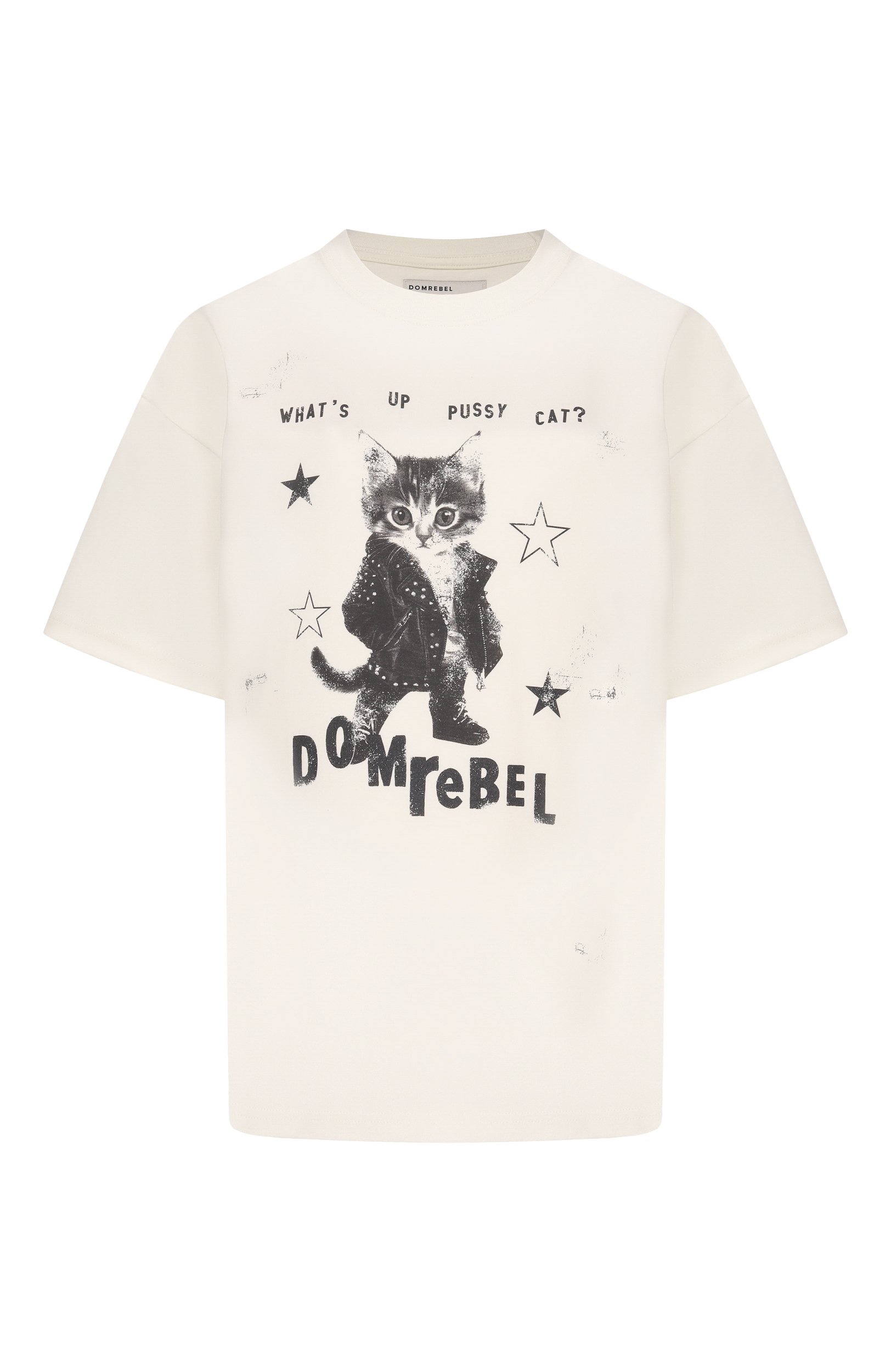 Хлопковая футболка DOMREBEL, арт. WHAT`S UP/T-SHIRT, фото 1