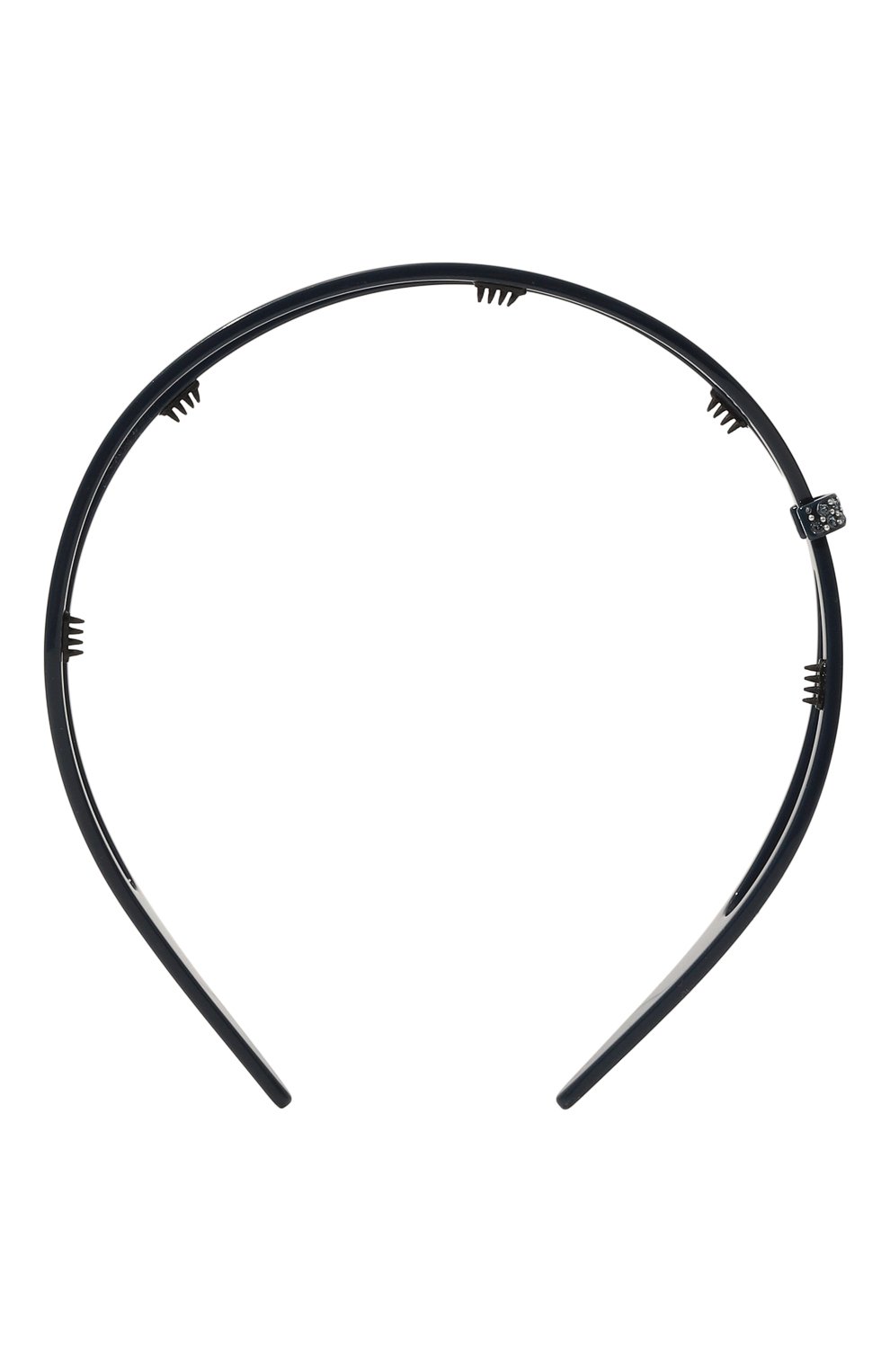 Ободок для волос ALEXANDRE DE PARIS черного цвета по цене 16400 руб., арт. AHB-14973-04 M, фото 1 Ободок для волос ALEXANDRE DE PARIS, арт. AHB-14973-04 M, фото 1