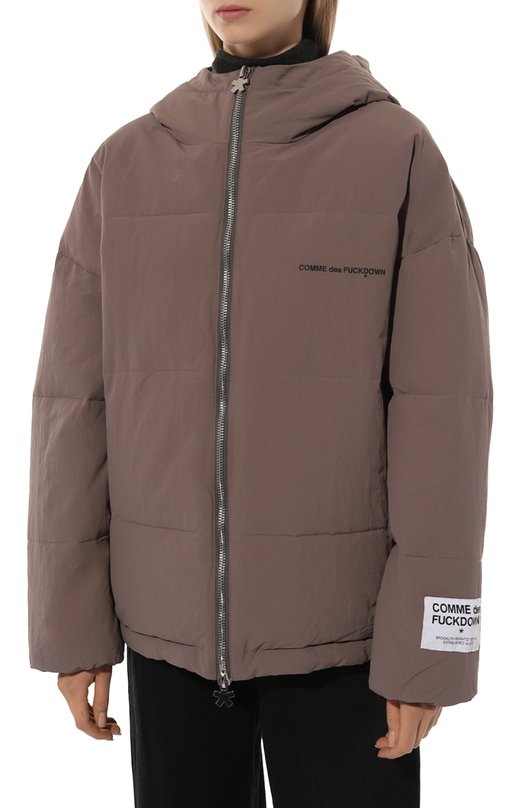 Пуховик Comme des Fuckdown CFABM01302 Бежевый  CFABM01302 Фото 3