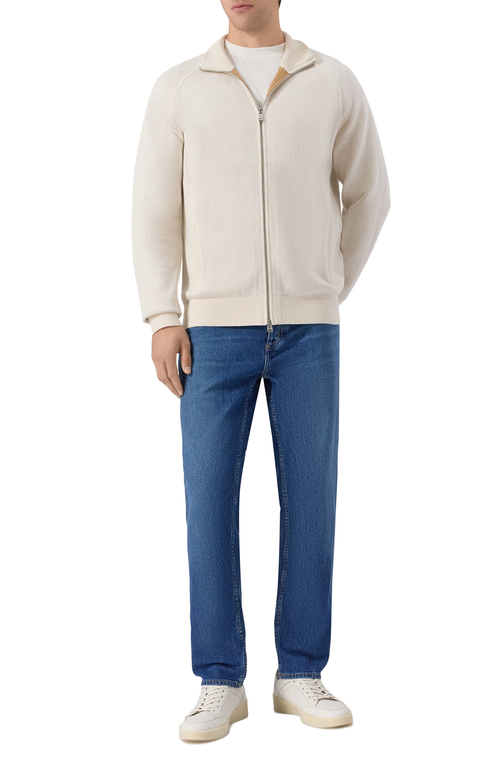 Кардиган из хлопка и шерсти BOSS, арт. 50543150, фото 2