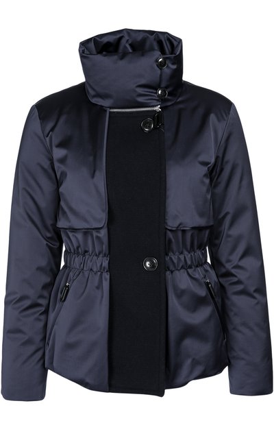 Утепленная приталенная куртка с высоким воротником GIORGIO ARMANI, арт. UAB13W/UA194, фото 1