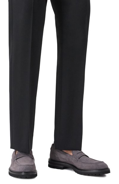 �Замшевые пенни-лоферы DOLCE & GABBANA, арт. A30287/AT441, фото 3