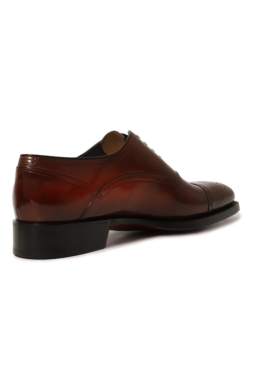 Кожаные оксфорды SANTONI, арт. MLWG17625DD2HSC2, фото 5