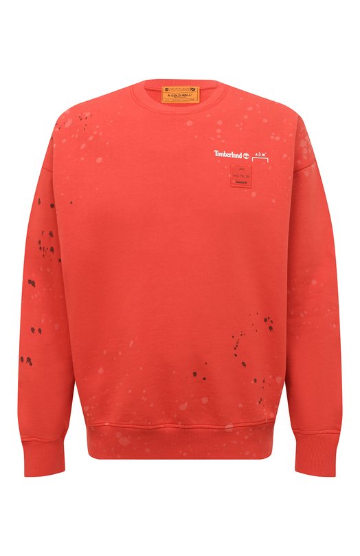 

Хлопковый свитшот A-COLD-WALL* x Timberland A-COLD-WALL, Красный