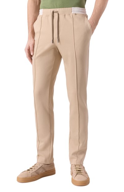 Хлопковые брюки CAPOBIANCO, арт. 18M707.TS00., фото 3