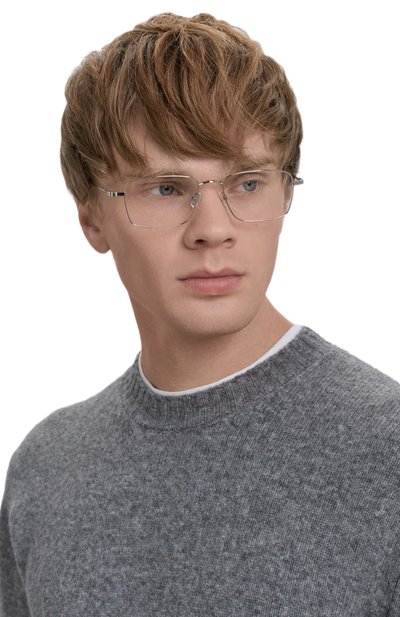 Оправа SAINT LAURENT серебряного цвета по цене 31000 руб., арт. SL 844 005, фото 2 Оправа SAINT LAURENT, арт. SL 844 005, фото 2