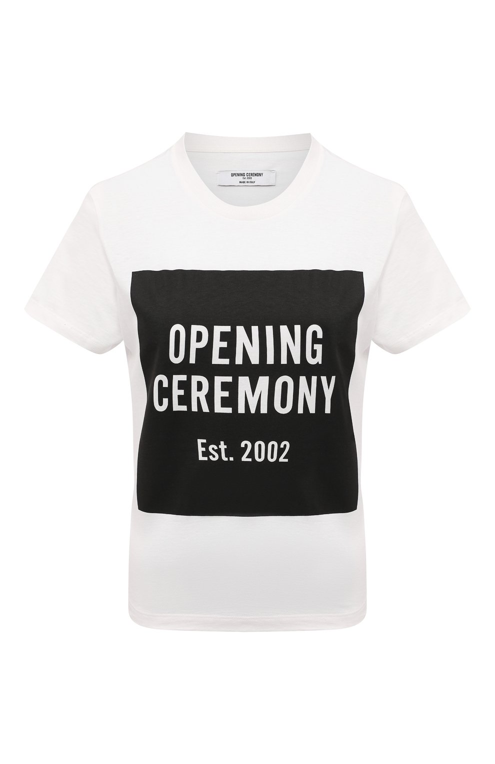 Хлопковая футболка OPENING CEREMONY, арт. YWAA001F21JER001, фото 1