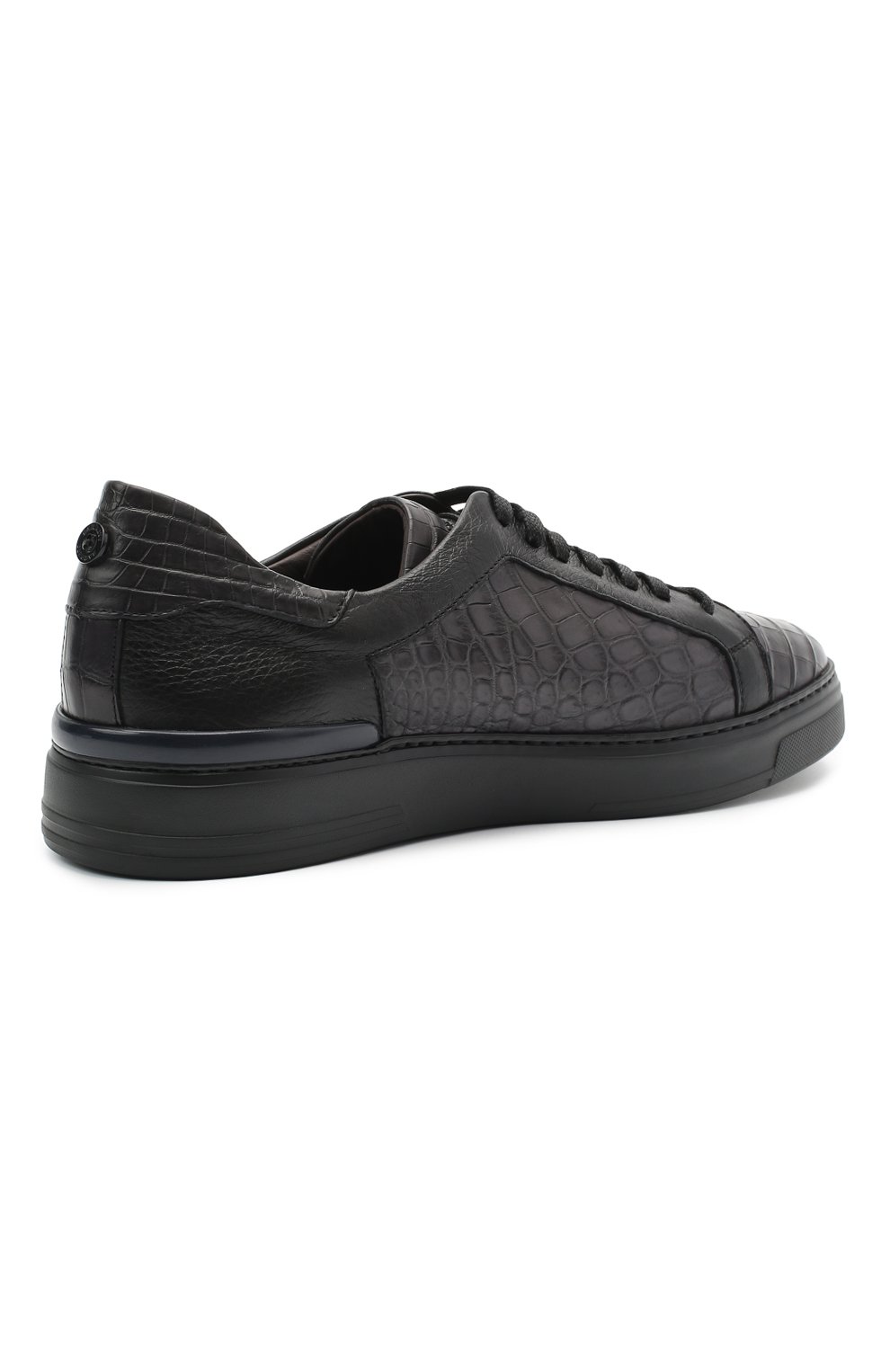 Кеды из кожи крокодила BARRETT, арт. CAR-9490.12/C0CC0DRILL0 SP0NGE/CNIL, фото 4