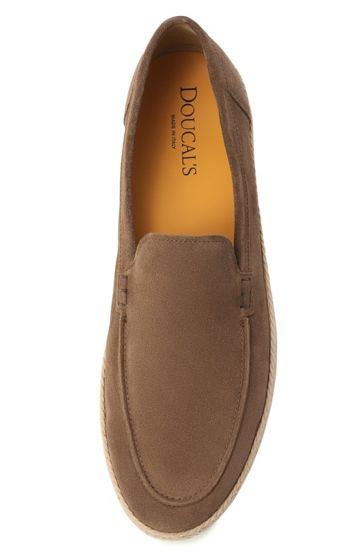 Замшевые эспадрильи Doucal's DU3428MALNUY009A Бежевый  DU3428MALNUY009A Фото 5