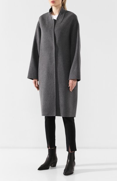 Шерстяное пальто STELLA MCCARTNEY серого цвета по цене 118000 руб., арт. 548701/SMB09, фото 3 Шерстяное пальто STELLA MCCARTNEY, арт. 548701/SMB09, фото 3