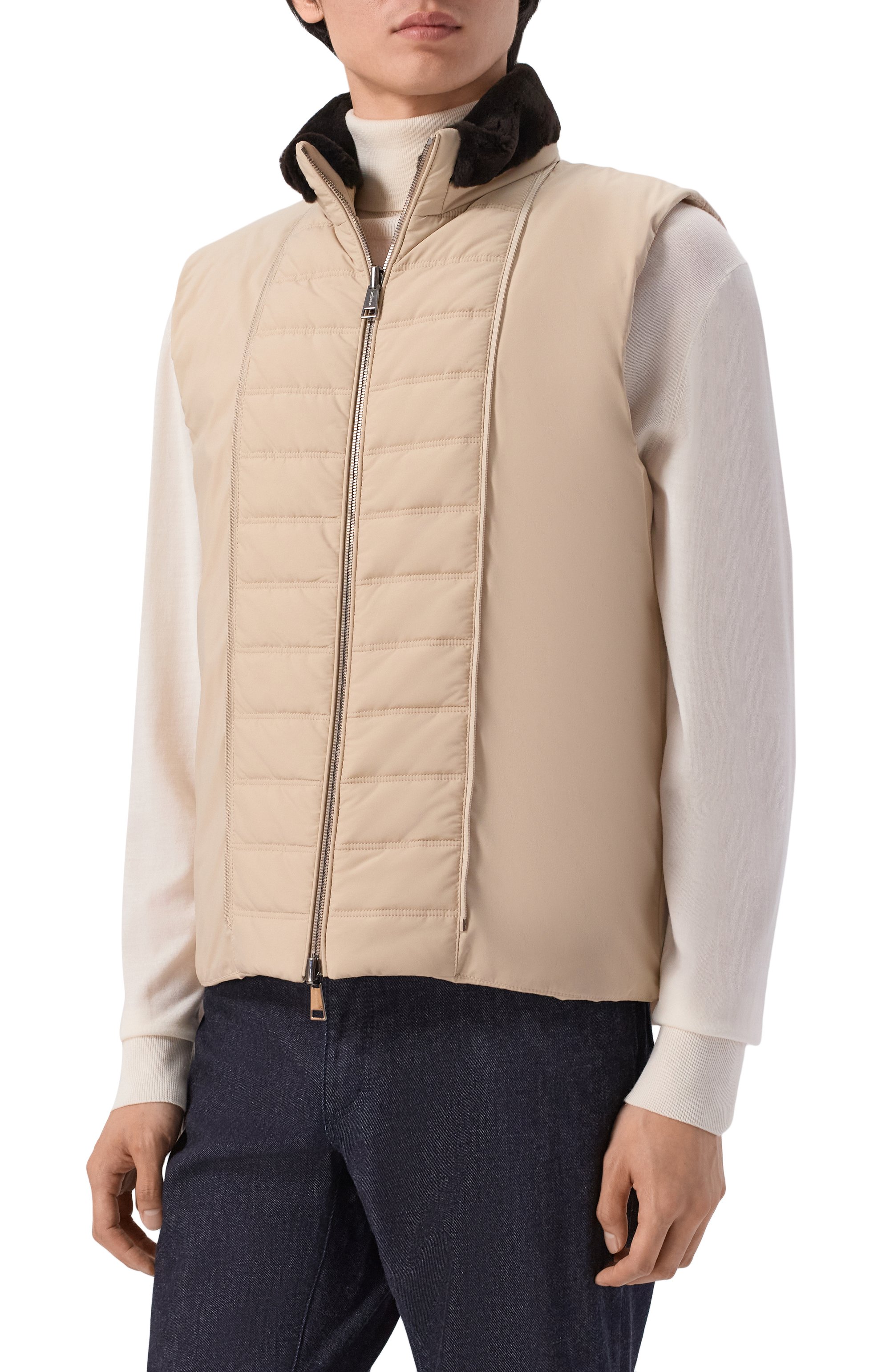 Пальто из кашемира и шерсти KITON, арт. UW2516CV0462L, фото 6
