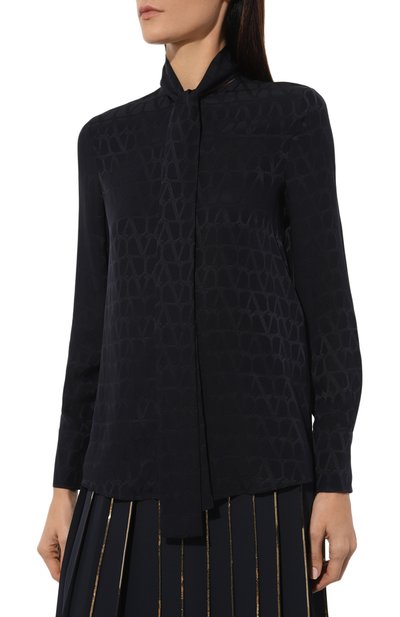 Шелковая блузка VALENTINO, арт. 5B3AB5T77TK, фото 3