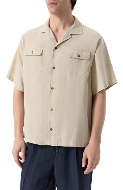 Рубашка из лиоцелла PAUL&SHARK, арт. 26413327, фото 3