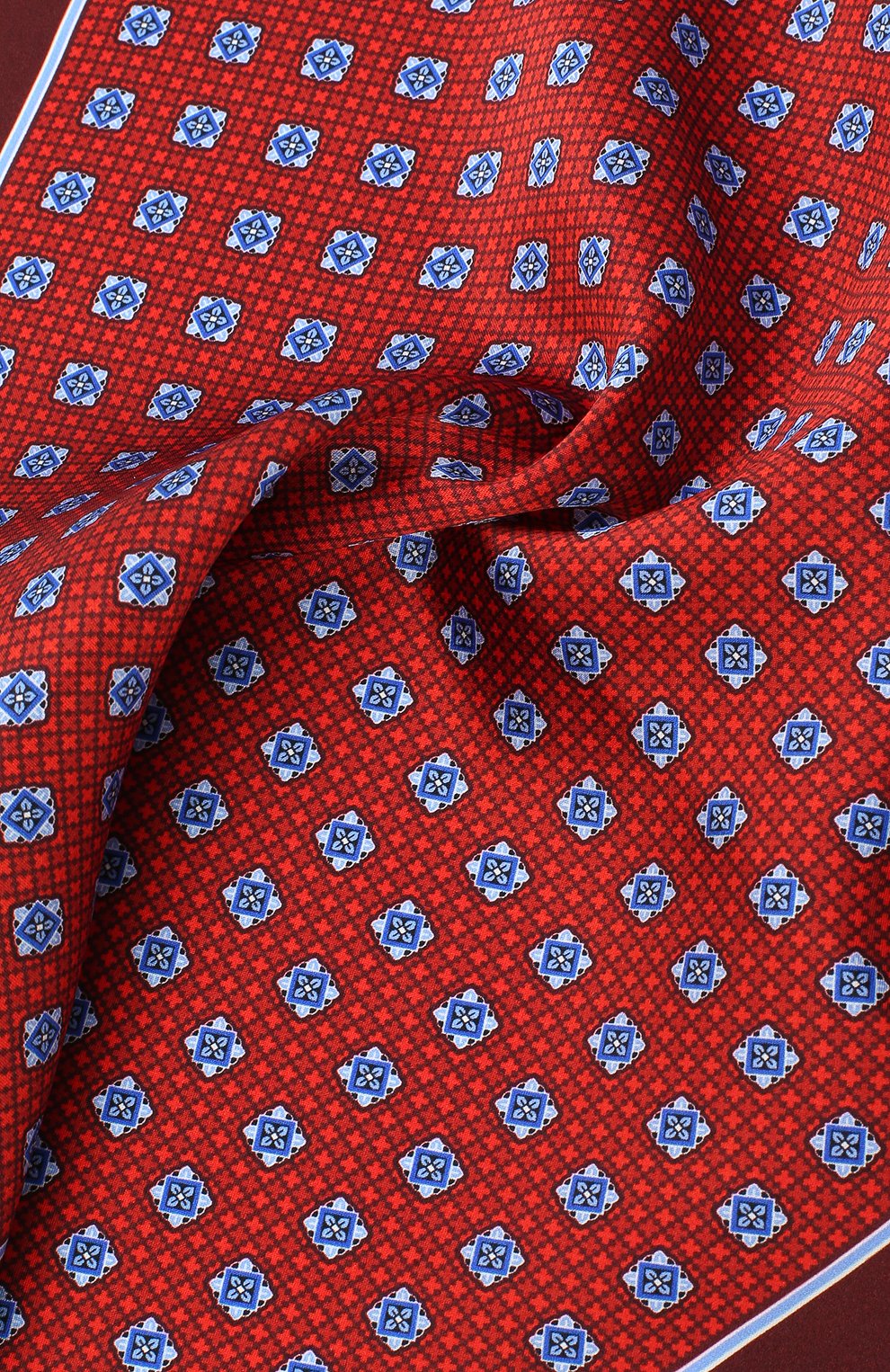 Шелковый платок CANALI красного цвета по цене 7560 руб., арт. 03/HS02985, фото 2 Шелковый платок CANALI, арт. 03/HS02985, фото 2