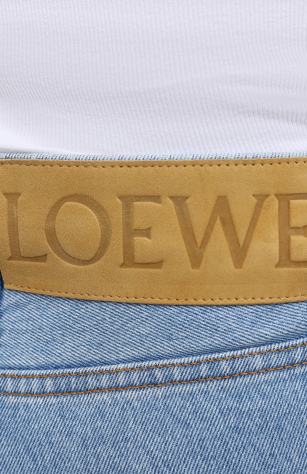 Джинсы LOEWE голубого цвета по цене 45150 руб., арт. S359331XCN, фото 5 Джинсы LOEWE, арт. S359331XCN, фото 5