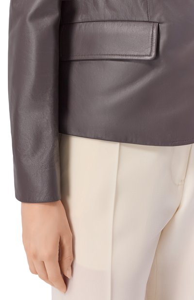 Кожаный жакет JIL SANDER, арт. J02BN0241/J07229, фото 5
