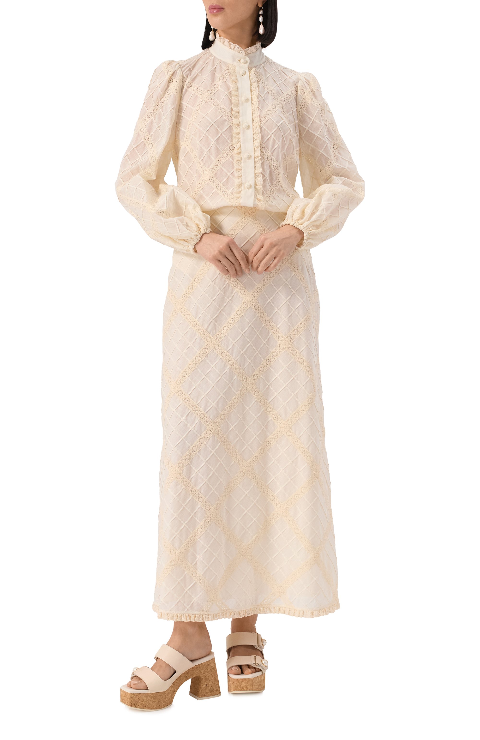 Хлопковая блузка ZIMMERMANN, арт. 0723TRS253, фото 2