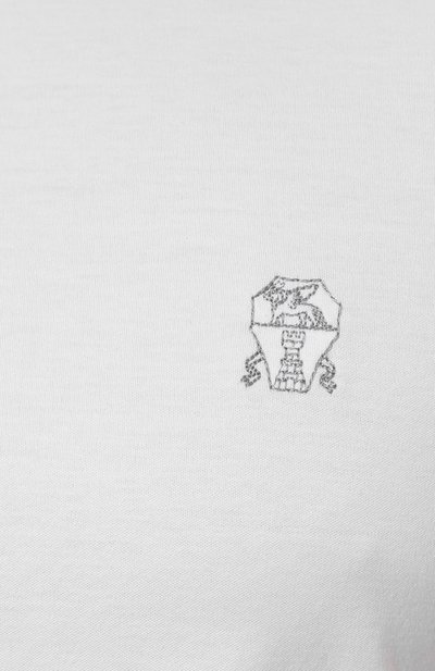 Хлопковая футболка BRUNELLO CUCINELLI, арт. M0B131328G, фото 5