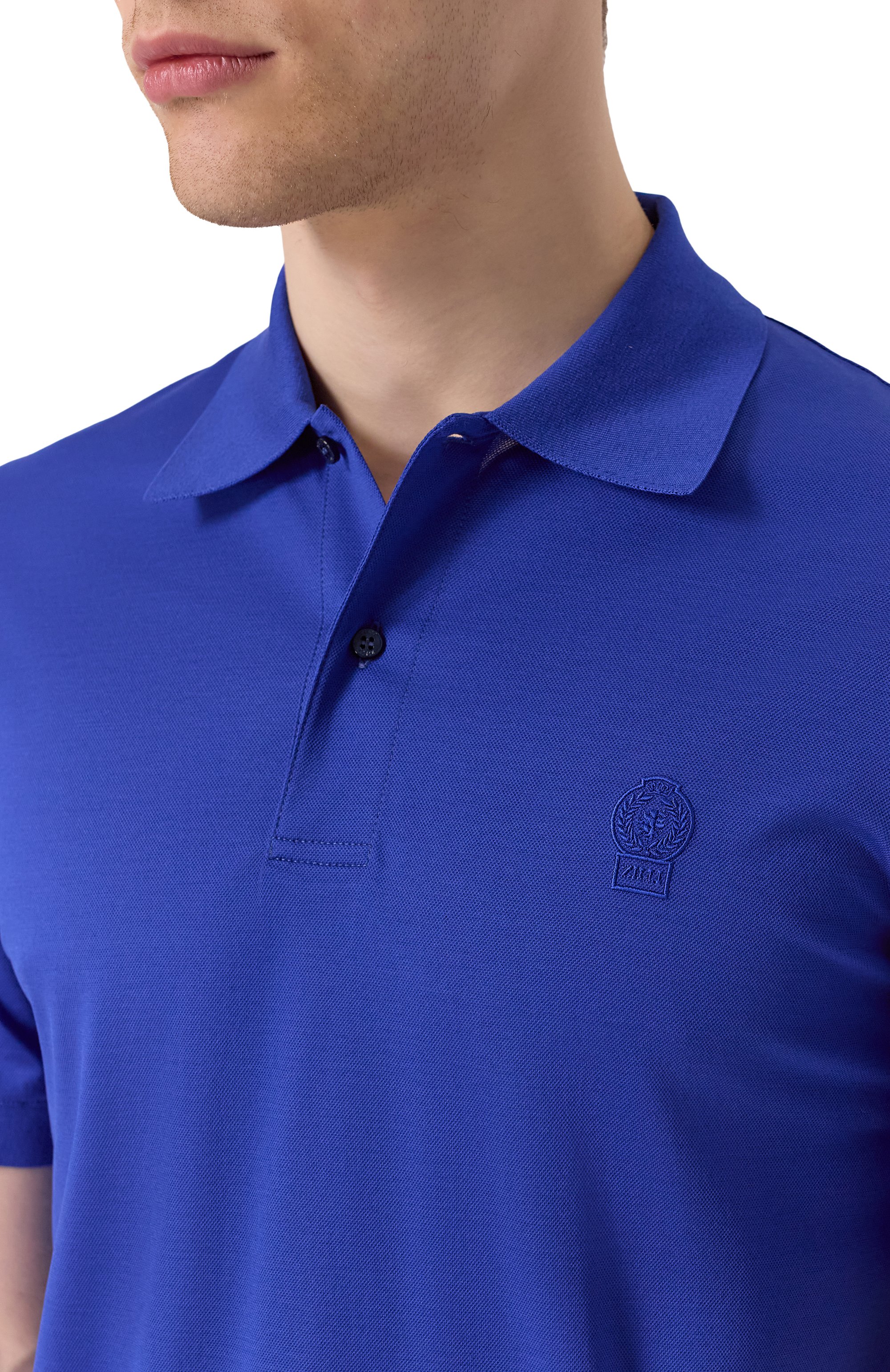 Хлопковое поло ZILLI, арт. KBP005M0100VZCR00, фото 5