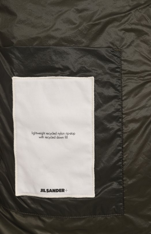 Пуховый жилет Jil Sander J47AF0148-J70122 Хаки  J47AF0148-J70122 Фото 6