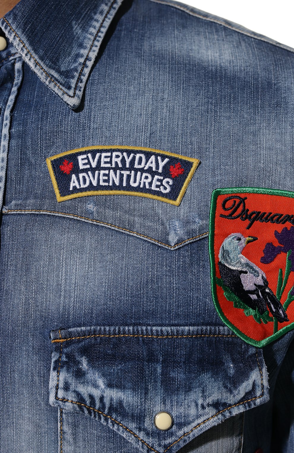 Джинсовая рубашка DSQUARED2, арт. S74DM0644/S30341, фото 5