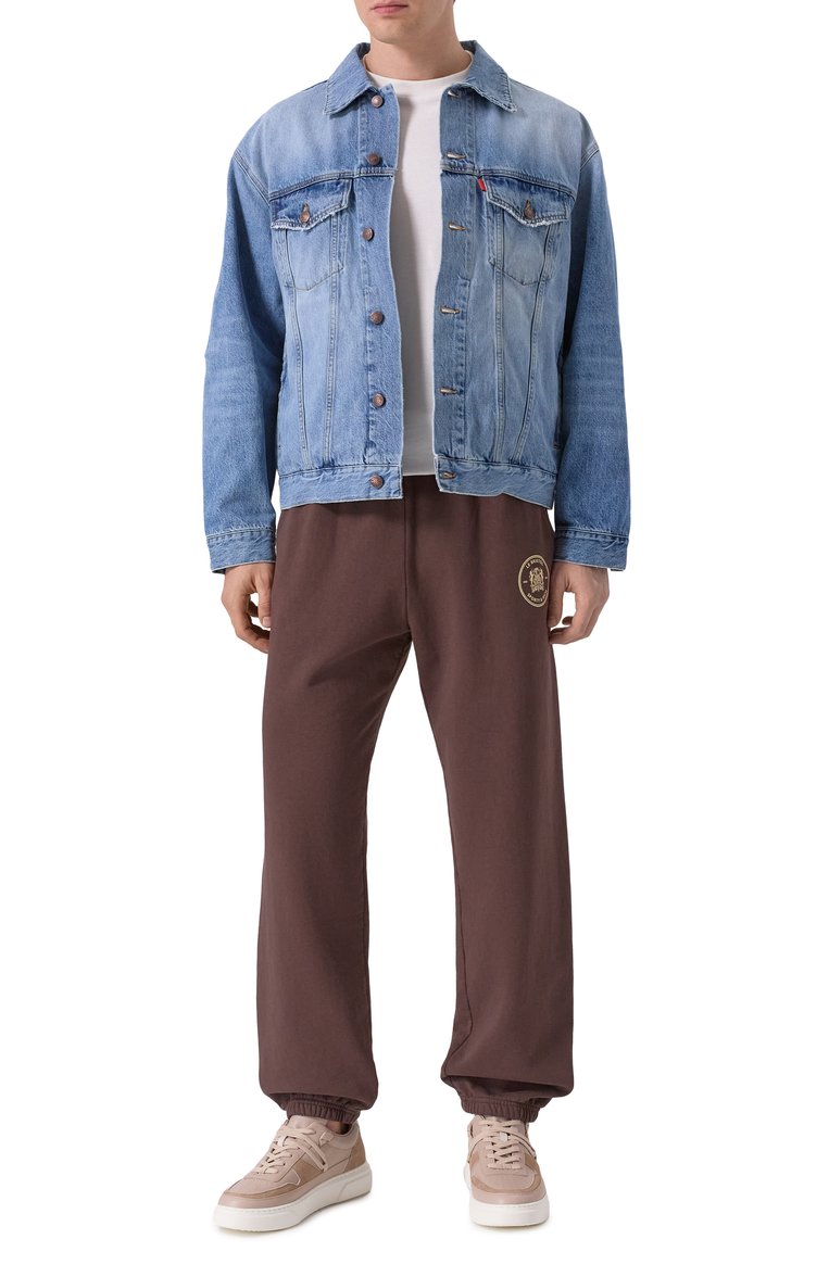 Хлопковые джоггеры sporty & rich x le bristol paris SPORTY AND RICH, арт. PA036517618BR03, фото 1