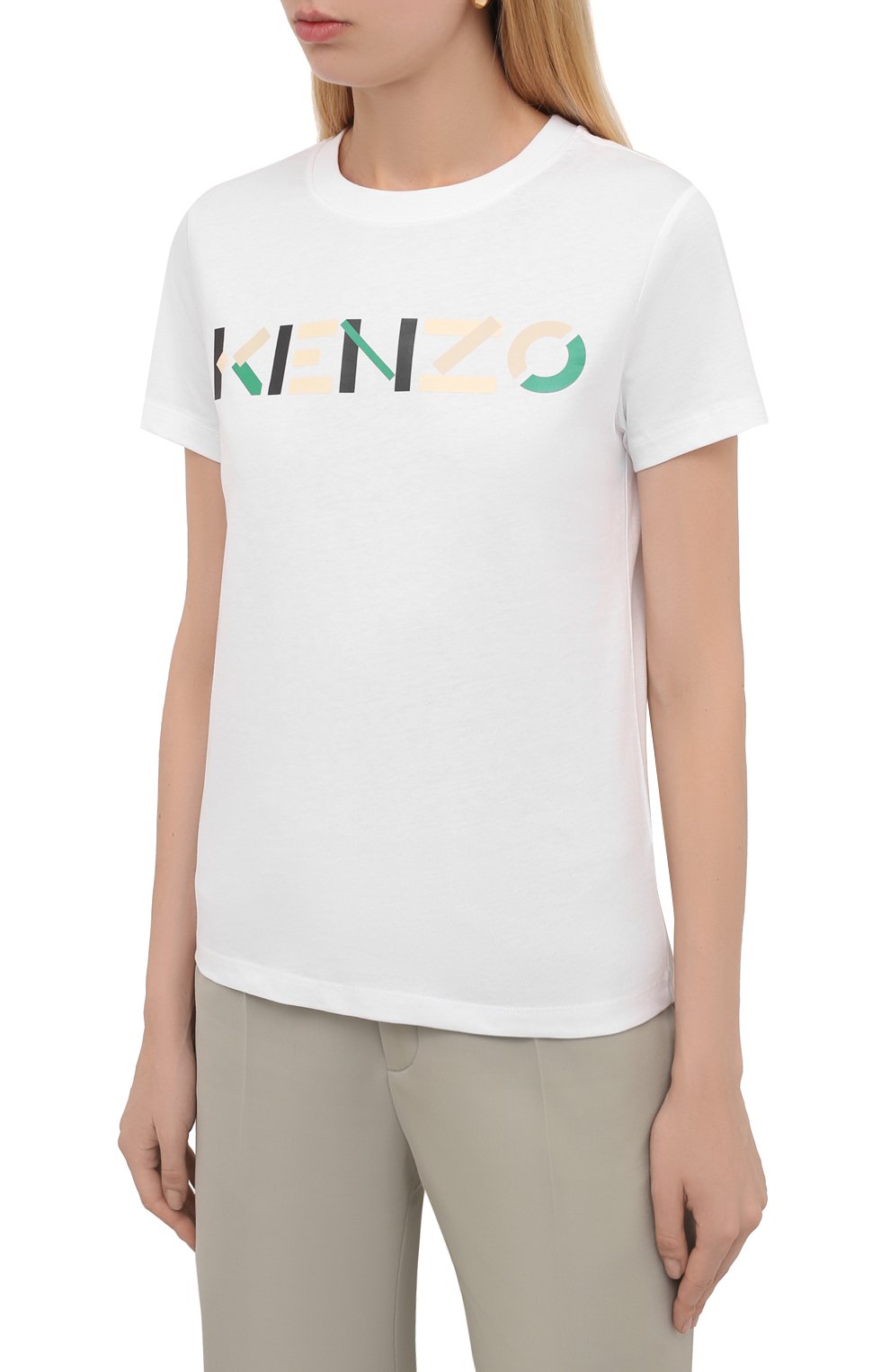 Хлопковая футболка KENZO, арт. FB62TS8404SA, фото 3