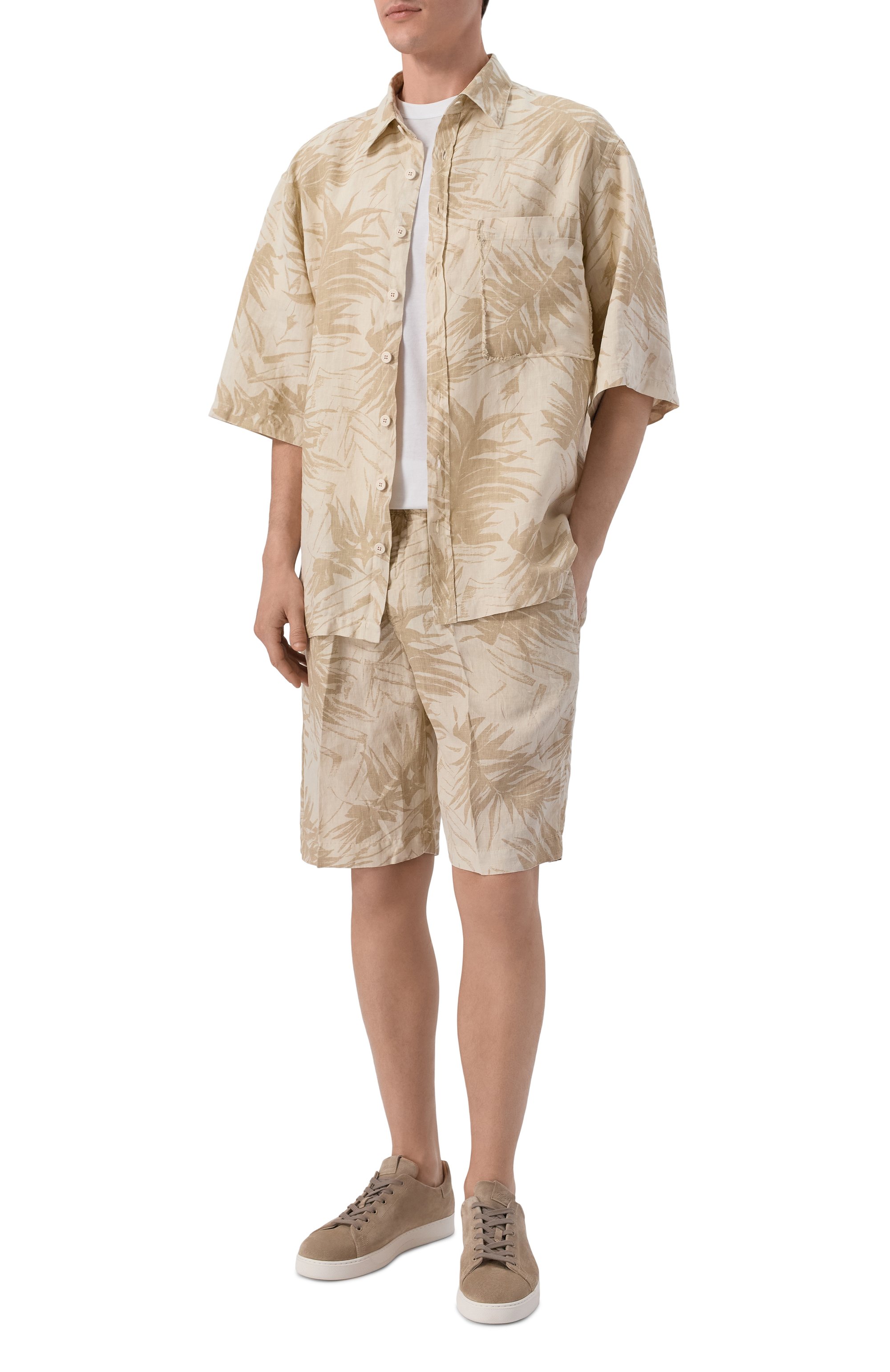 Льняная рубашка INLINUM, арт. STEFAN0/TR0PICAL, фото 2