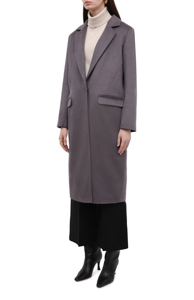Пальто из шерсти и кашемира SEVEN LAB, арт. CMAR venecia charcoal, фото 3