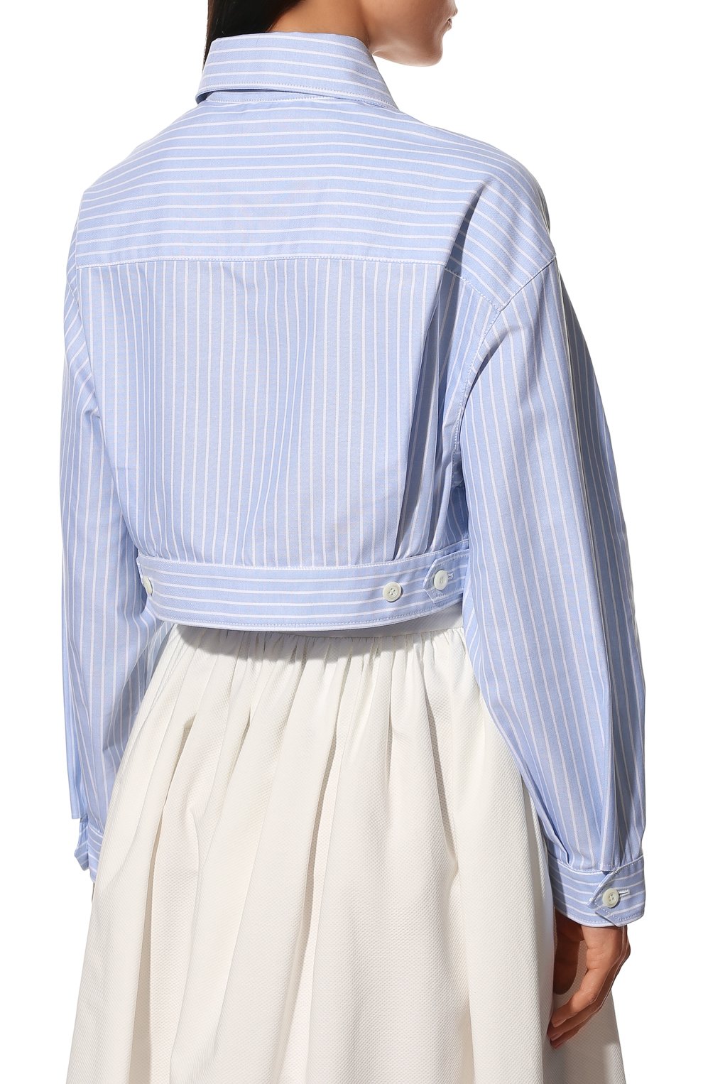 Хлопковая куртка MIU MIU, арт. ML824-J2Y-F0012, фото 4