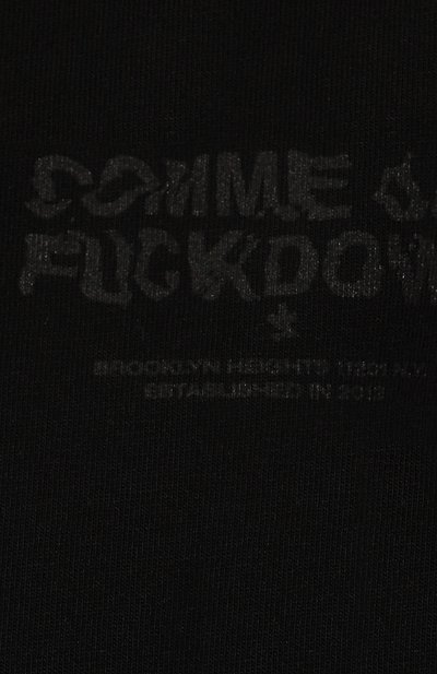 Хлопковая футболка COMME DES FUCKDOWN, арт. CFABW01186, фото 5