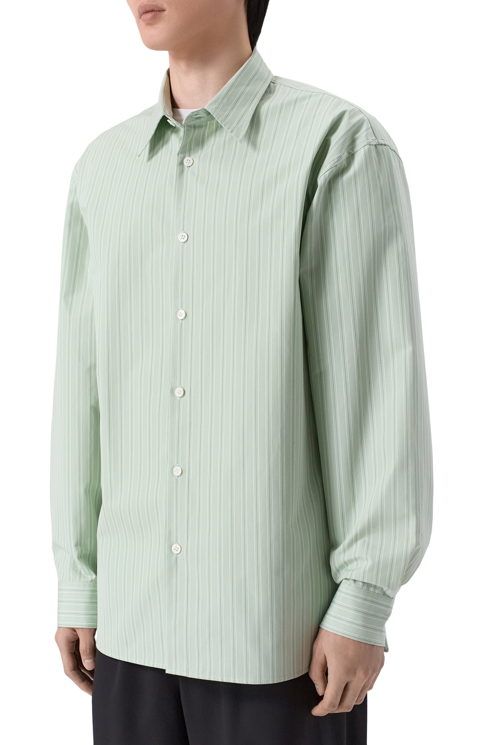 Хлопковая рубашка DRIES VAN NOTEN, арт. 020732/3021, фот о 3