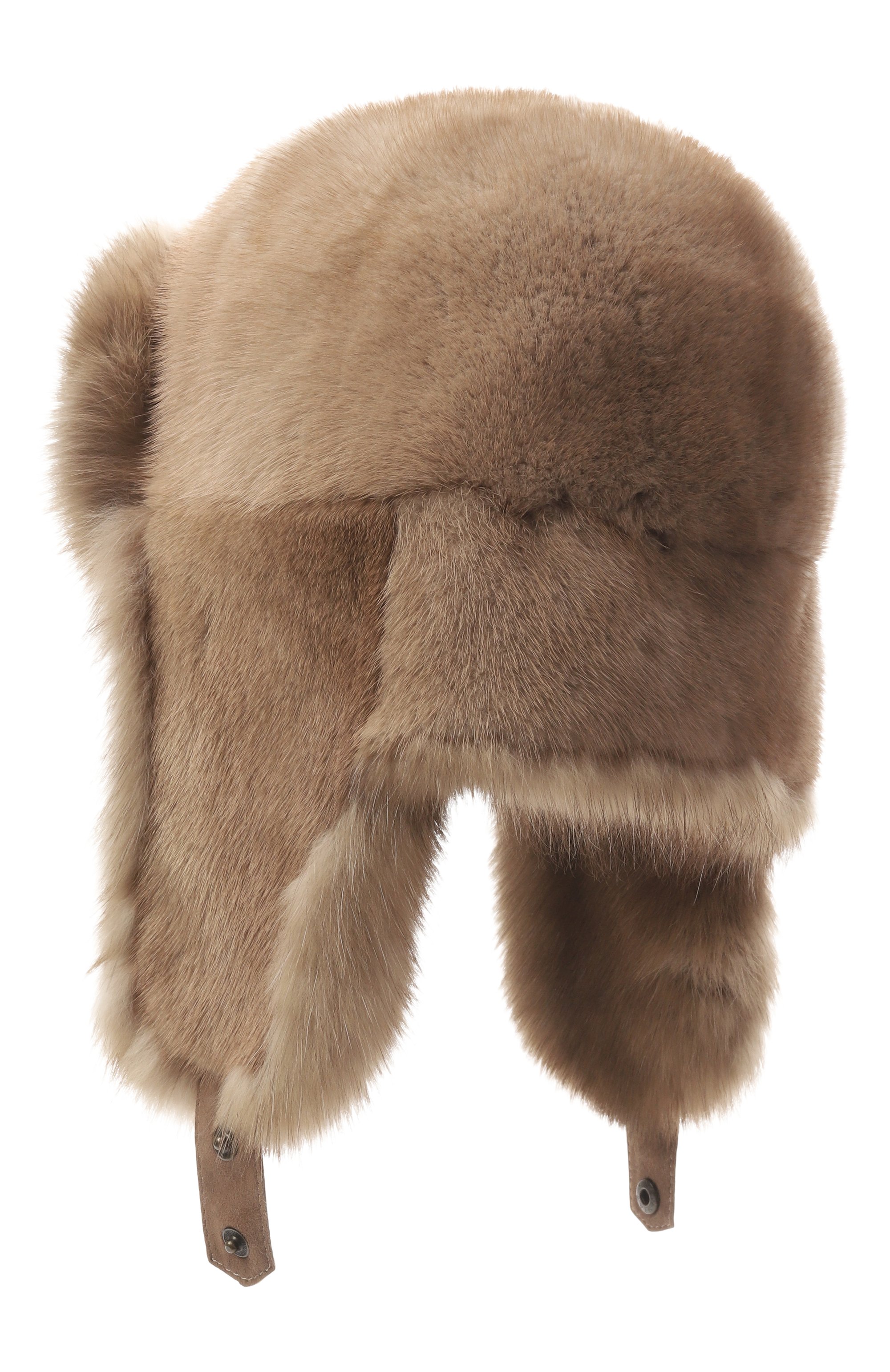 Меховая шапка-ушанка майкл из соболя и норки FURLAND, арт. 0201419710019100013, фото 2