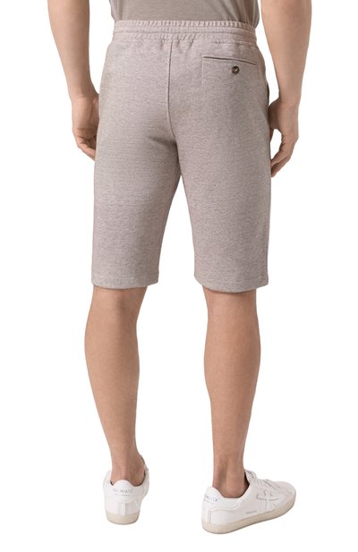 Шорты изо льна и хлопка CAPOBIANCO, арт. 18M753.LUR0., фото 4