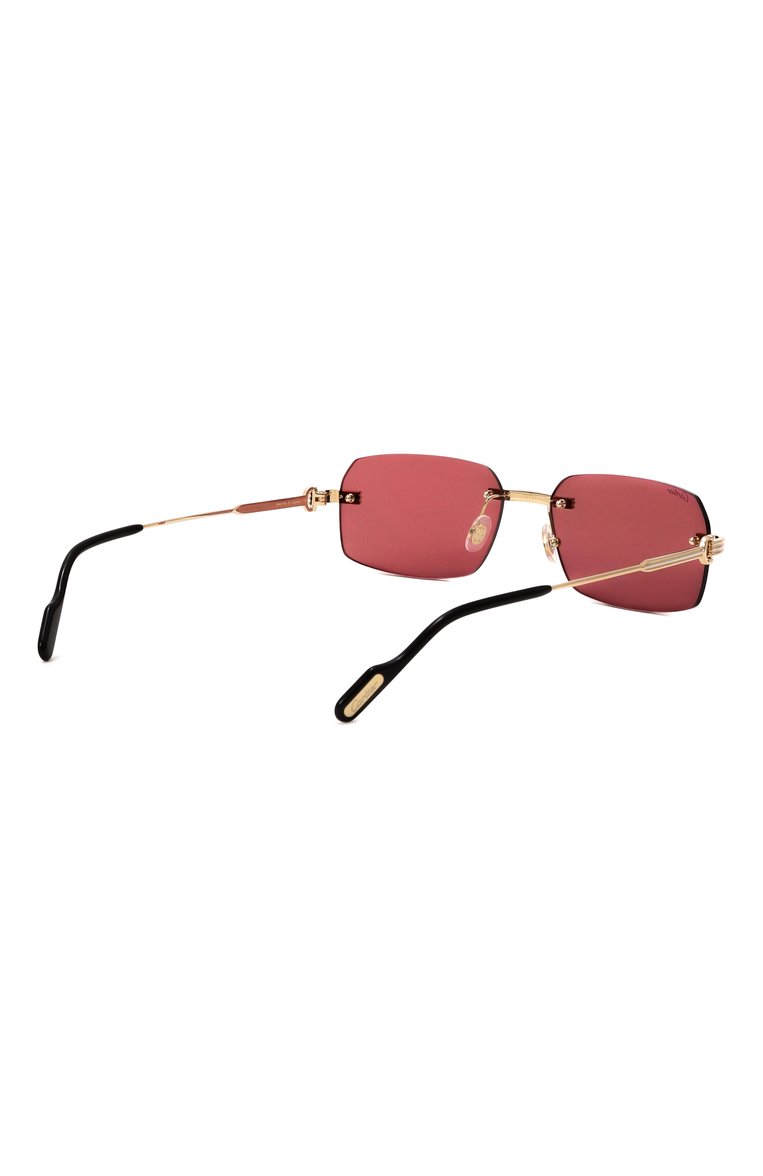Женские солнцезащитные очки CARTIER коричневого цвета, арт. CT0271S 008 | Фото 5 (Нос: Не проставлено; Региональные ограничения белый список (Axapta Mercury): Не проставлено; Кросс-КТ: С/з-унисекс; Тип очков: С/з; Оптика Гендер: опти�ка-унисекс; Очки форма: Прямоугольные)
