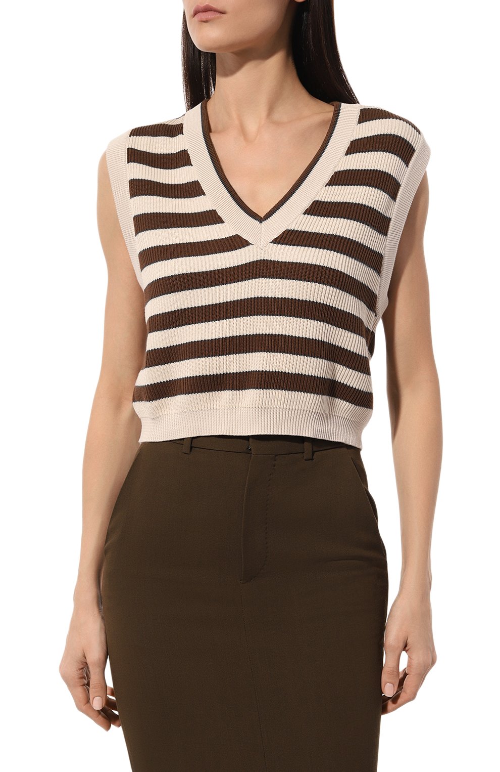 Хлопковый жилет BRUNELLO CUCINELLI, арт. M1919B1279, фото 3