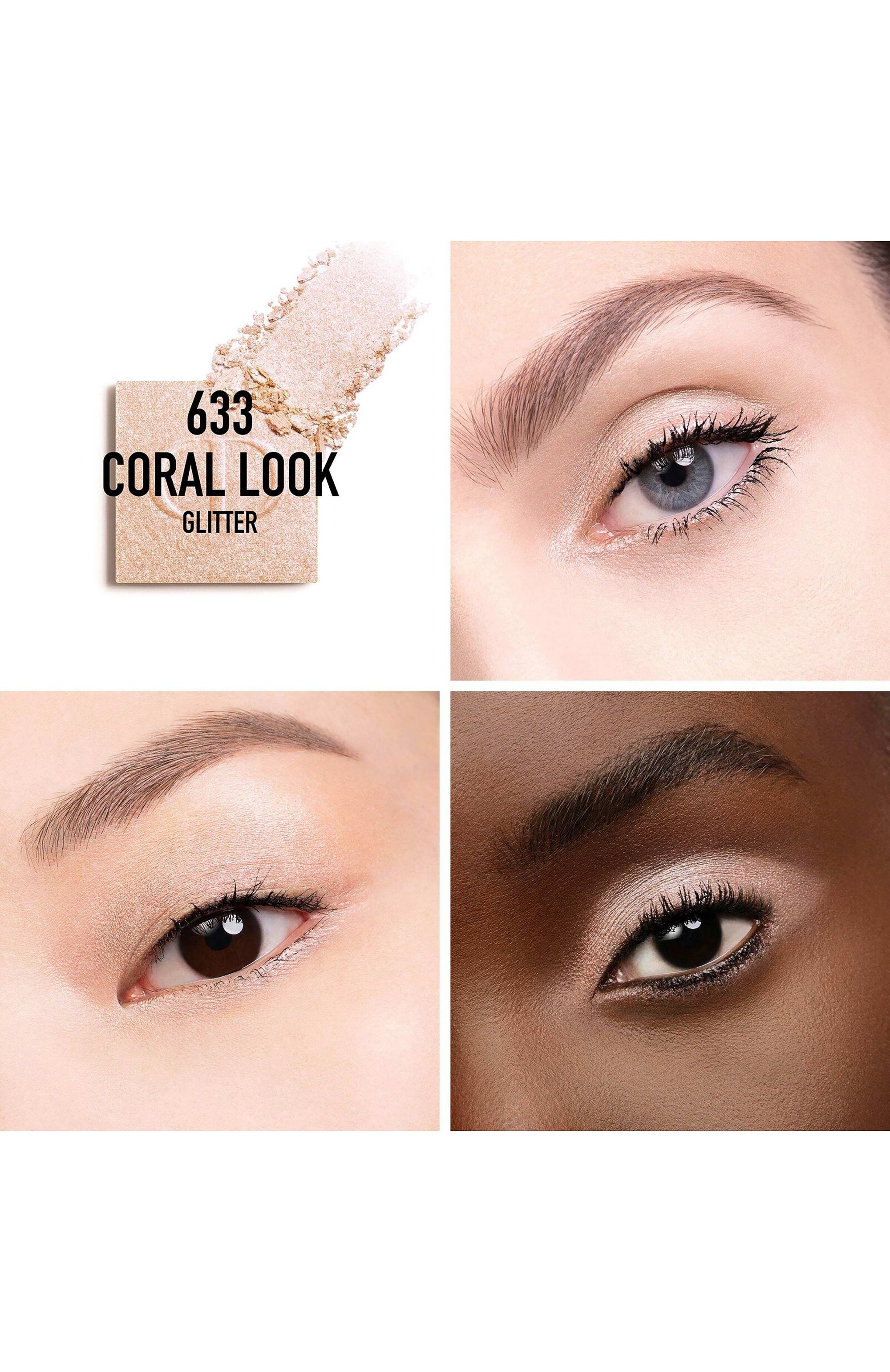 Тени для век diorshow mono couleur glitter, оттенок 633 коралловый (2g) DIOR, арт. C042400633, фото 3