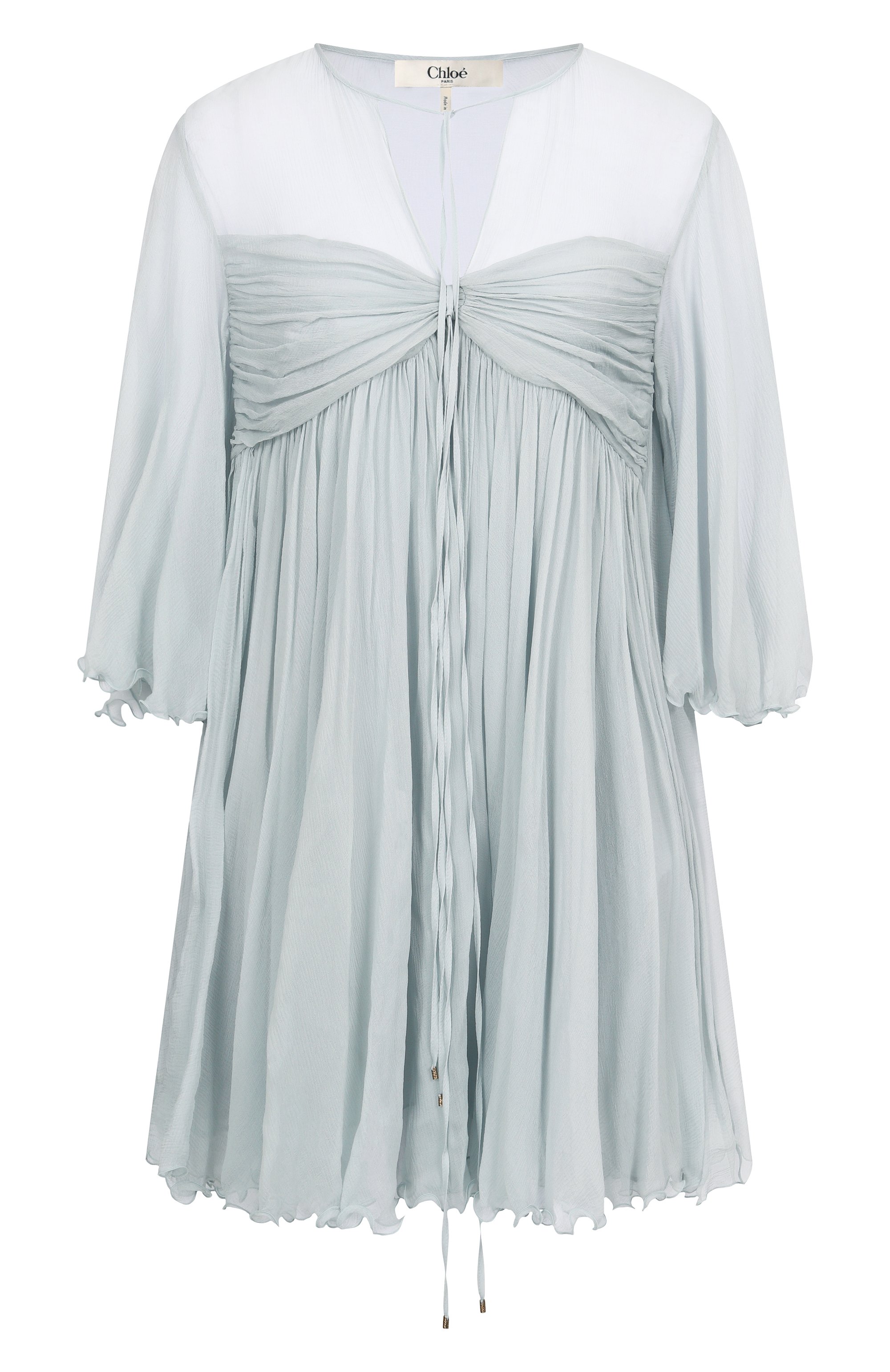 Шелковое платье CHLOÉ, арт. CHC25SR027116, фото 1