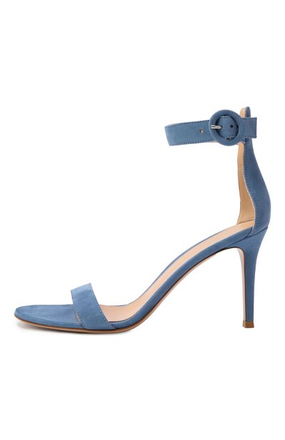 Замшевые босоножки portofino 85 GIANVITO ROSSI, арт. G60953.85RIC.CAMANTB, фото 4