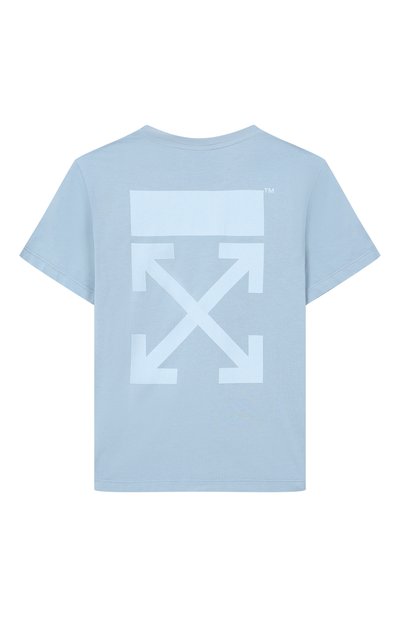 Хлопковая футболка OFF-WHITE, арт. 0GAA001S26JER009_001, фото 2