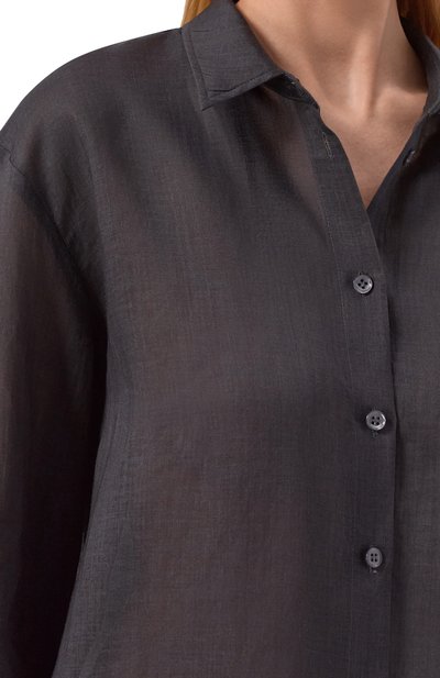 Рубашка 12 STOREEZ черного цвета по цене 13000 руб., арт. 137343, фото 5 Рубашка 12 STOREEZ, арт. 137343, фото 5