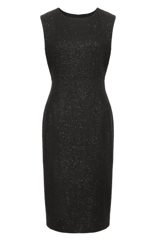 Платье с отделкой пайетками Kiton D56325K0937 Чёрный D56325K0937