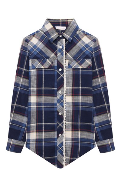 Хлопковая рубашка MONNALISA, арт. 49D301