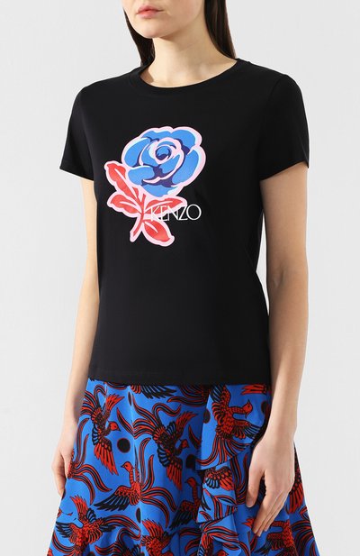 Хлопковая футболка KENZO, арт. 2TS785990, фото 3