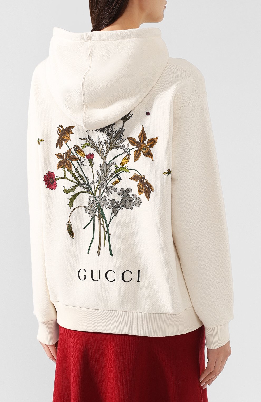 Хлопковый пуловер GUCCI кремового цвета по цене 75350 руб., арт. 469251/XJANQ, фото 4 Хлопковый пуловер GUCCI, арт. 469251/XJANQ, фото 4
