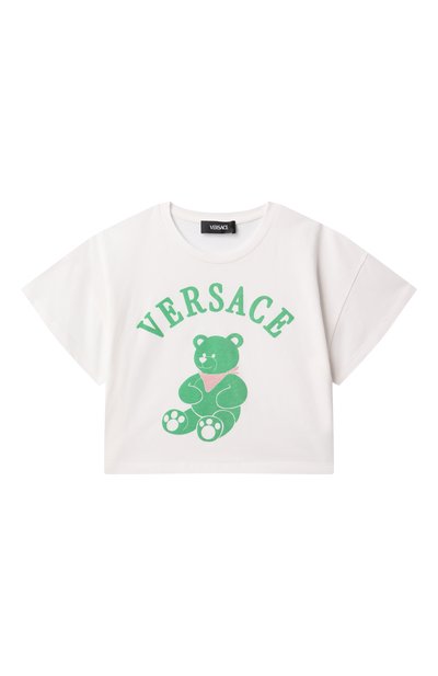 Хлопковая футболка VERSACE, арт. 1018183/1A13082