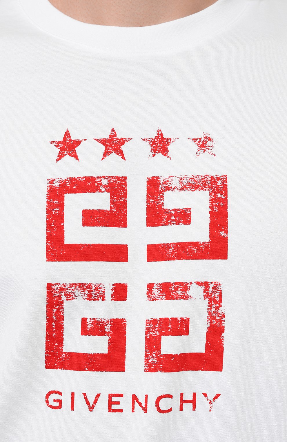 Хлопковая футболка GIVENCHY, арт. BM716G3YEL, фото 5
