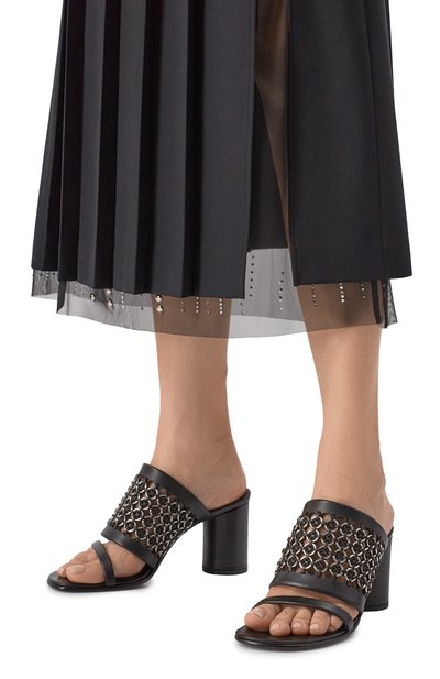 Кожаные мюли MATTIA CAPEZZANI, арт. W479/VITELL0, фото 3