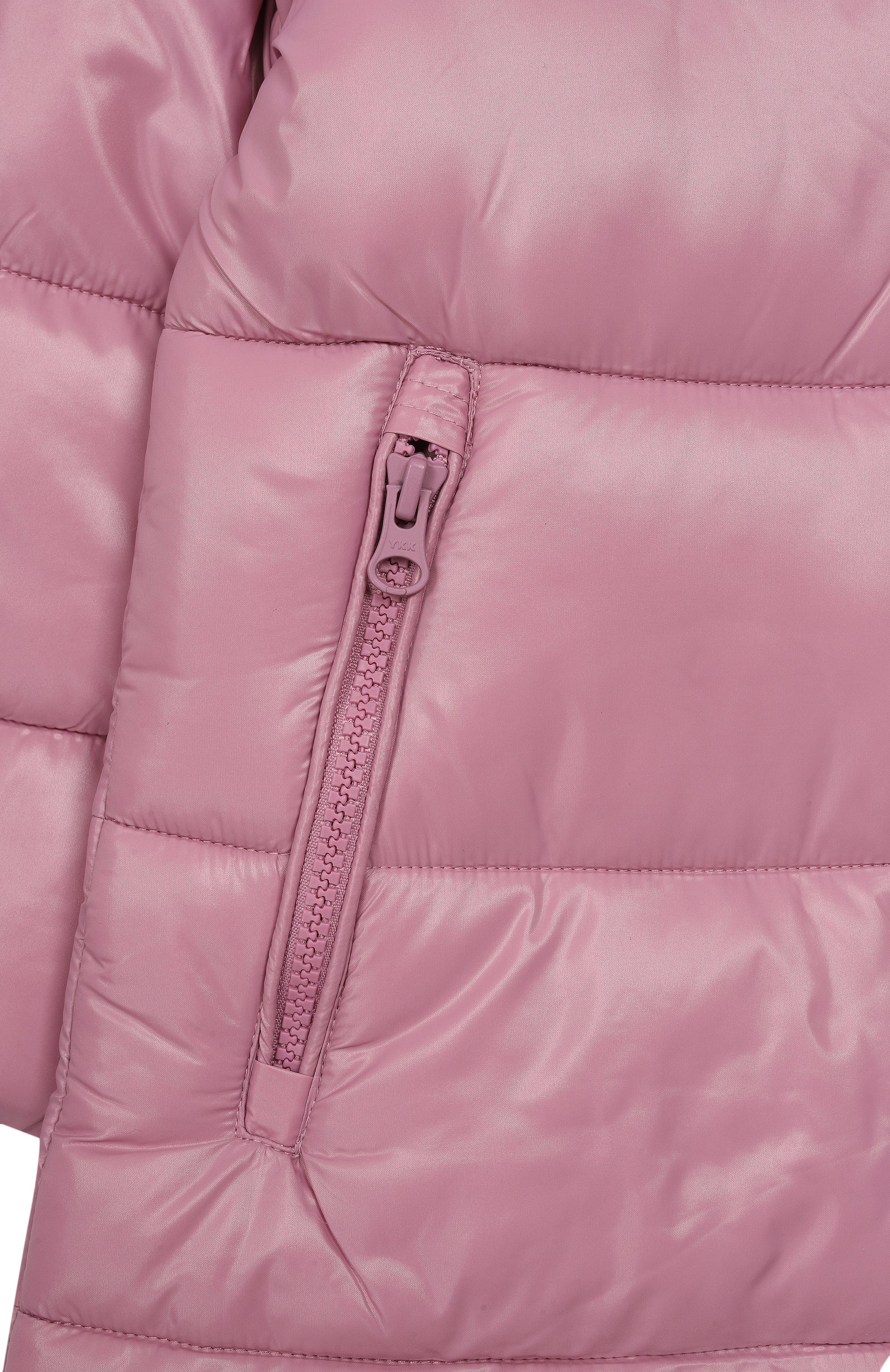 Утепленное пальто SAVE THE DUCK сиреневого цвета по цене 32100 руб., арт. J45510G/MILLIE/L0VE21_001, фото 3 Утепленное пальто SAVE THE DUCK, арт. J45510G/MILLIE/L0VE21_001, фото 3